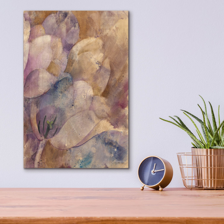 Winston Porter 'Moonlit Tulips 2' by Albena Hristova Acrylic Glass Wall